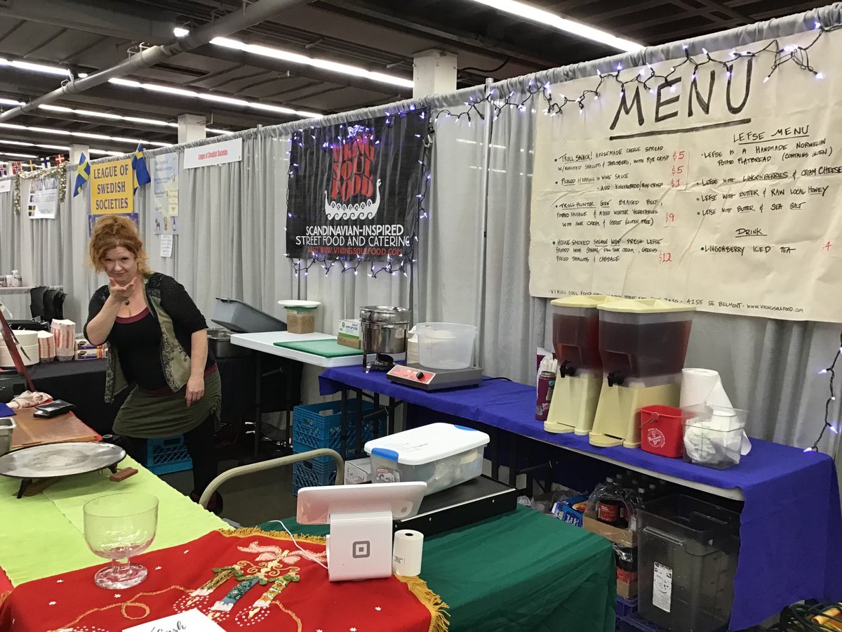 UncleBronto's tweet photo. Setup yesterday for our biggest Scandinavian festival #scanfair2019. @vikingsoulfood is ready to slay the hoards! https://t.co/OKb743EnNG