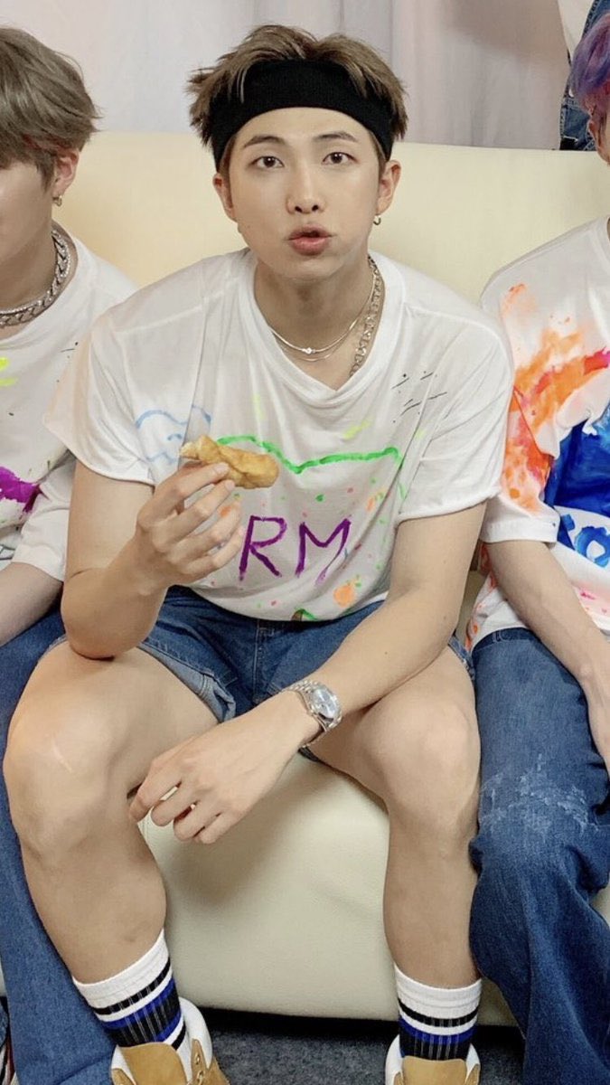 Anyone else consider Namjoon's thighs one of their happy places? No, just me? 