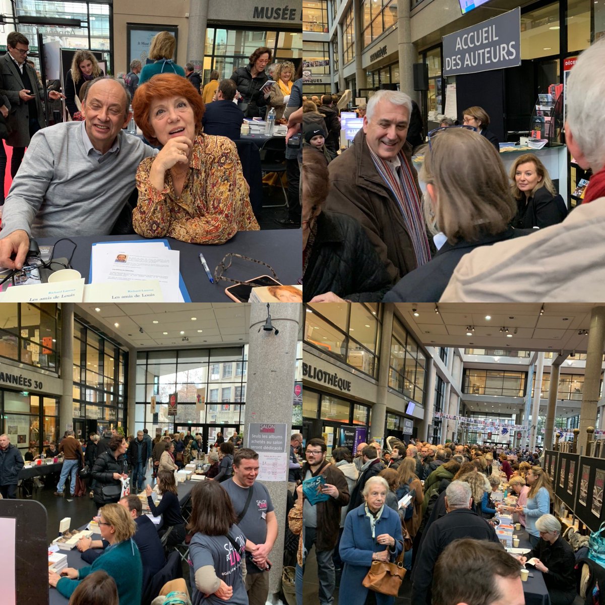 PhilippeTellini's tweet image. 14ème édition du #salondulivre à @Ville_BoulogneB et toujours un immense succès auprès des #auteurs comme du très nombreux publics en présence du maire @pcbaguet #Culture #livres #BoulogneBillancourt #boulbi #bd #roman