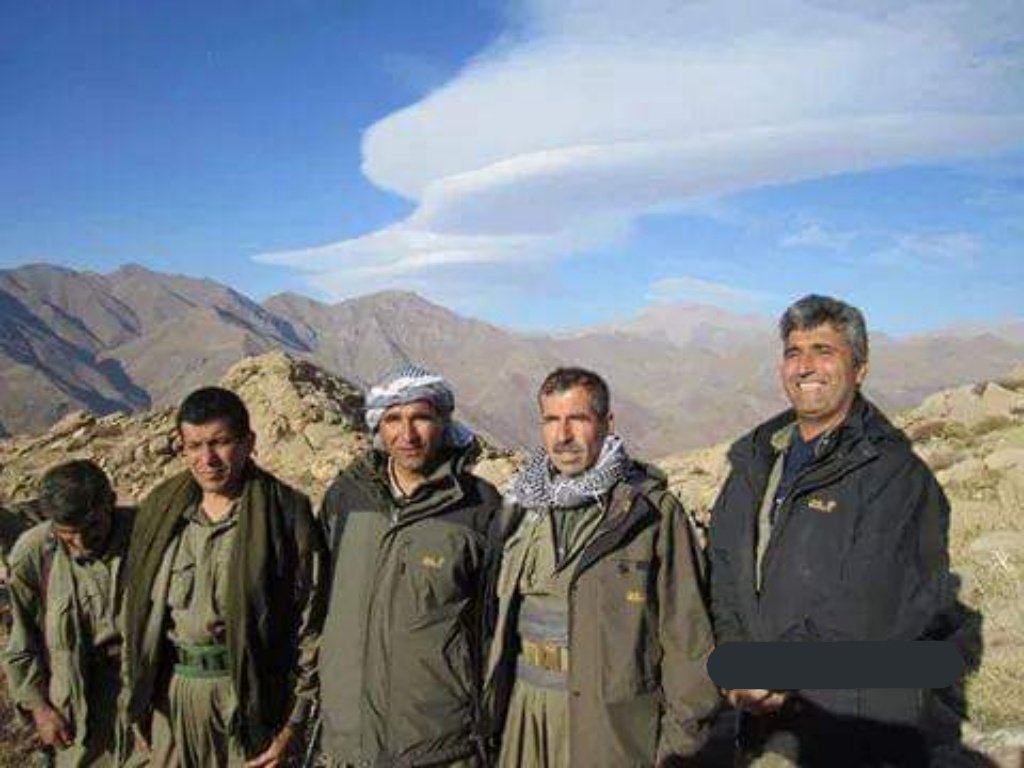 Sehid Rustem Cudi, Sehid Xebat Derik, Mazloum Abdi and Bahoz Erdal in southern Kurdistan.