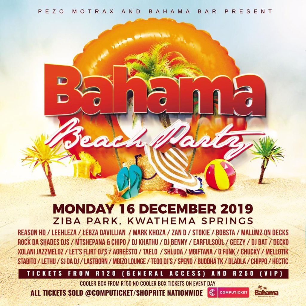 Stabito_DJ's tweet photo. Rocking @BahamaBar_SA on the 16th of December #BeachPartyVibes 🙌🏽 https://t.co/hn3PoXpQRz