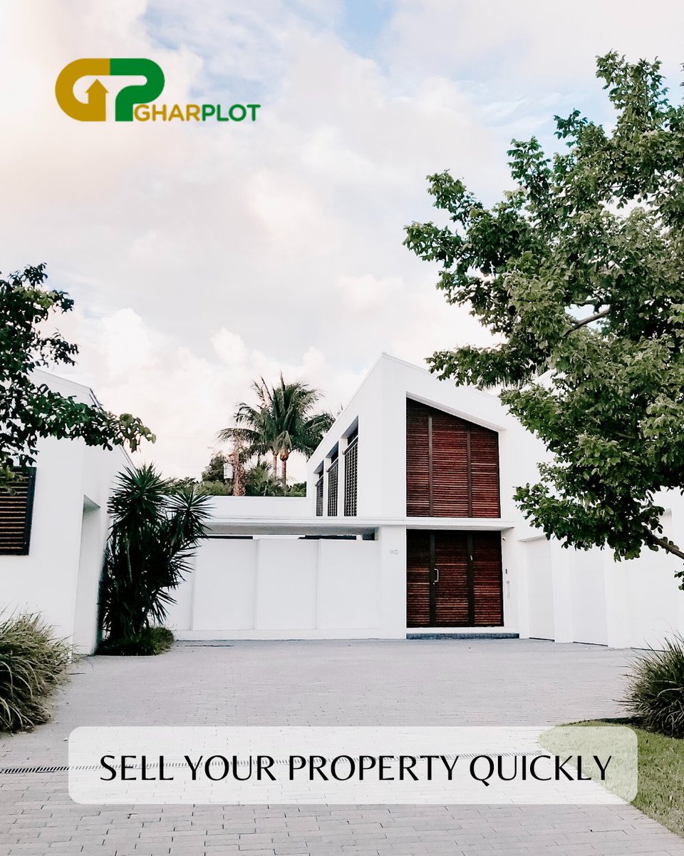 GharPlot's tweet image. Catch the eyes of thousands of potential buyers online! #Gharplot can sell your #Property fast for the best price. Visit gharplot.com for more information.

#propertyforsale