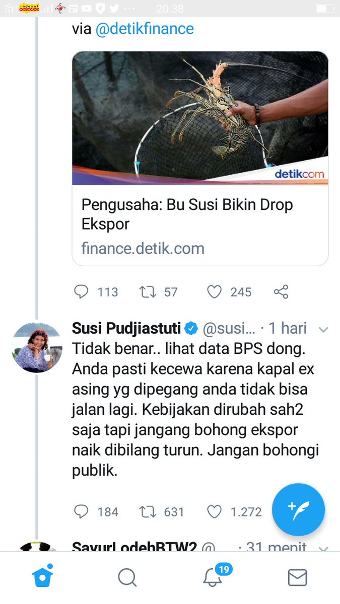 AsepSuwarno77's tweet photo. Bu @susipudjiastuti ijinkan Aki tuk bongkar kelakuan Ketua Apindo ini, biar masyarakat tau,
Ternyata nyewain kapal ex asing duitnya kecil dibanding ngangkut bibit lobster keluar, ni mafia cumi emang rakus.. https://t.co/efFk6OnckD