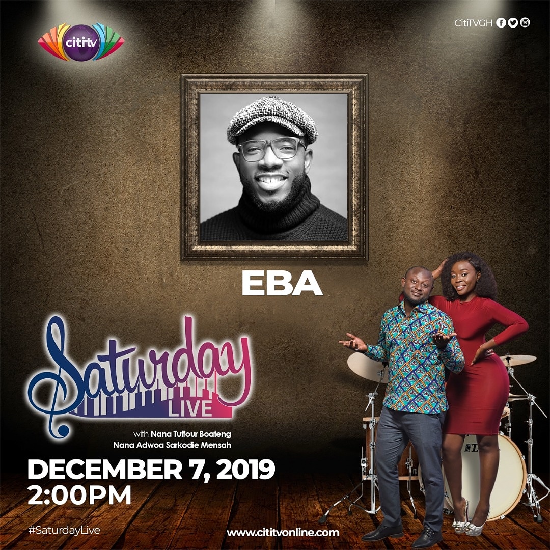 eba_official's tweet photo. Make time with us today on the Saturday Live on @CitiTVGH at 2pm.
#BalmOfGilead #lala https://t.co/8kkF40wBXA