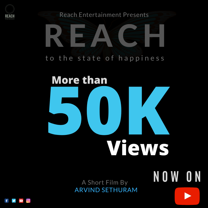 ReachEntertain's tweet photo. Glad to see that our short film #reach-to the state of happiness by #arvindsethuram, Reach entertainment
is loved by many people across the globe!
Thanks to every one who supported #reach
#saturdayvibes #saturdaynight #2019
#reach #reachentertainment #filmfest2019 #filmfestival https://t.co/iU4hqnsJqZ