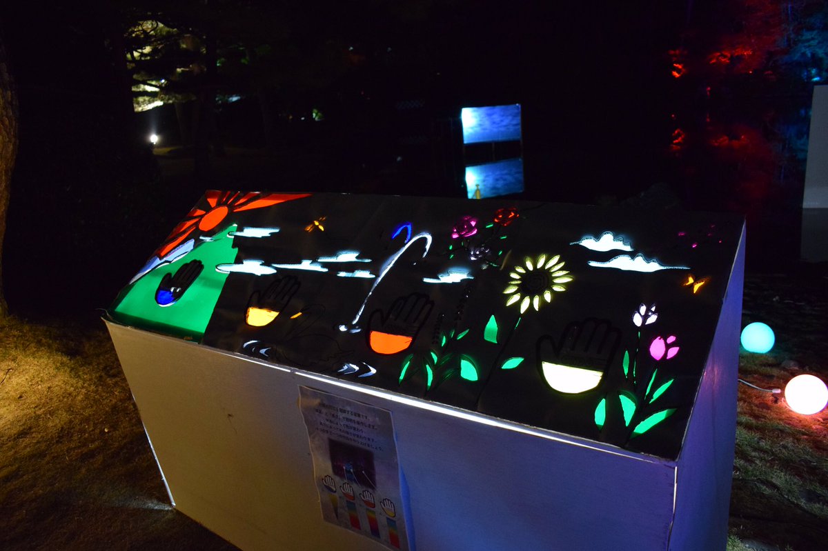 tech_tech2019's tweet image. また4人の他に

空間に合わせた音楽を作ってくれたのはくにひ☆さん(@1020Kakiage)

インターフェイスのデザインを描いてくれたのはめいこさん(@me1ko26)
でした！

ありがとうございました✨