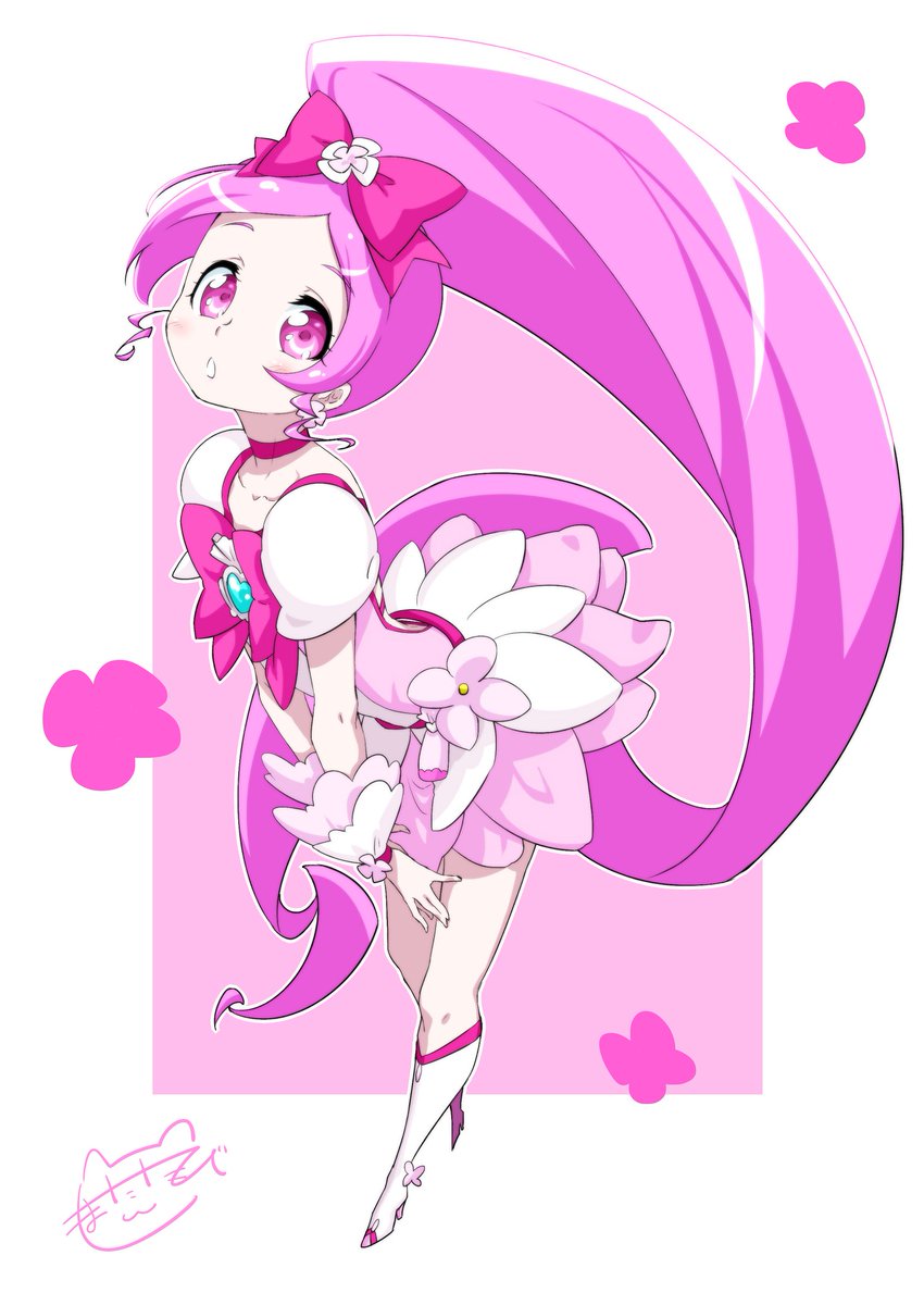 キュアブロッサム ,花咲つぼみ 「ブロッサムまみれ?
#2019年自分が選ぶ今年の4枚 」|桝多またたび@単行本5巻4月5日発売！！！のイラスト