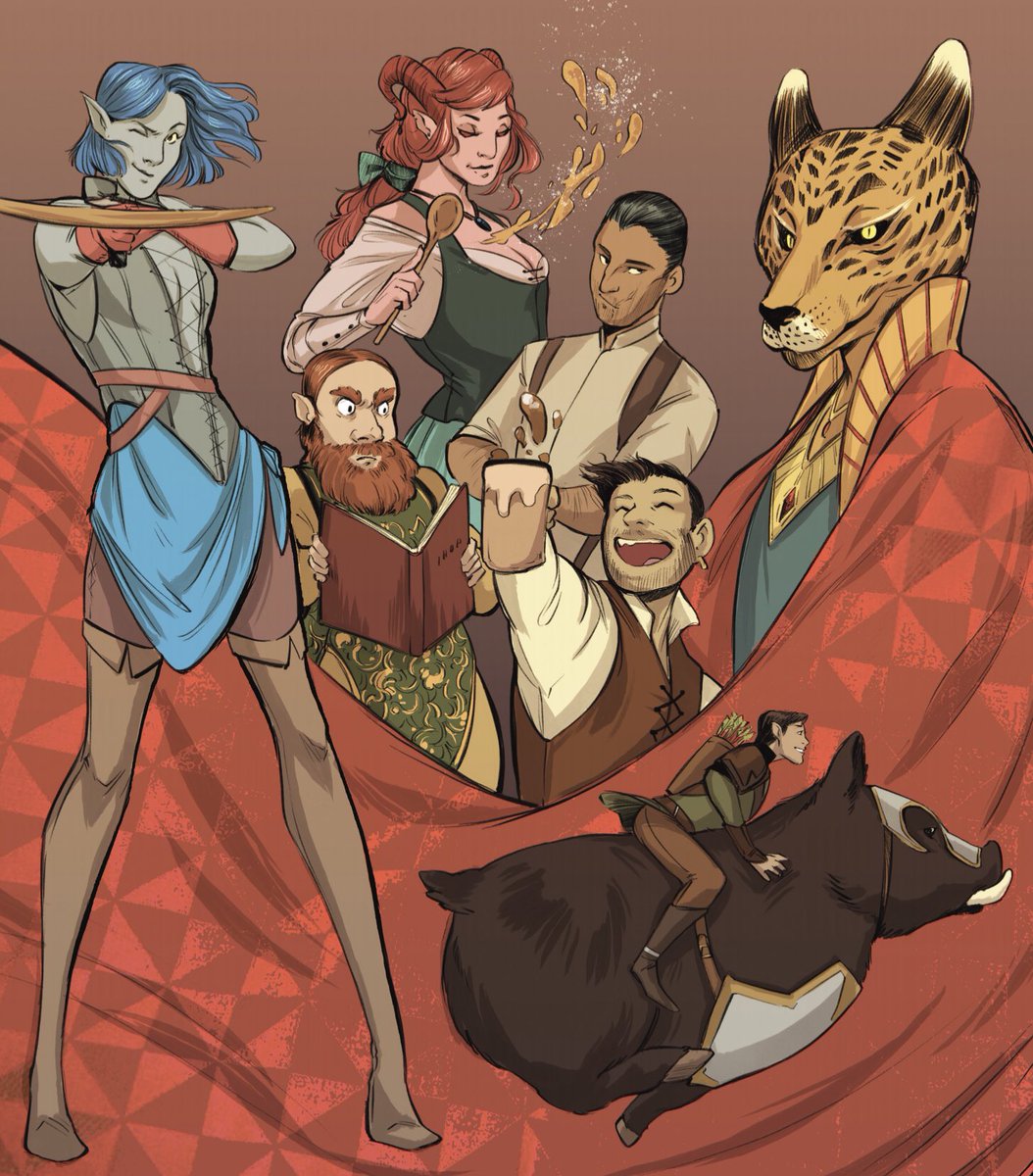 #Artof2019 this was a long, frustrating year. Thank god for good friends, bad cats, and Dungeons and Dragons 