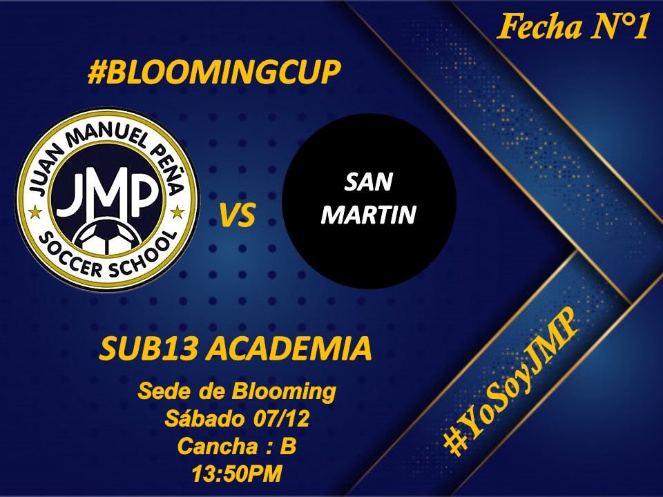 jmpsoccerschool's tweet photo. #BloomingCup🏆 | Te esperamos para el inicio de la "Blooming Cup" apoyamos en nuestras 5 categorias participantes 😎
-
No te pierdas ninguna de las  incidencias, sigue nuestras Redes Sociales 👍
-
Utiliza nuestras etiquetas. 
#Sub7 , #Sub8 , #Sub11 , #Sub13 y #Sub15 👏💪🤷‍♂️ https://t.co/tuPF0aPlZj