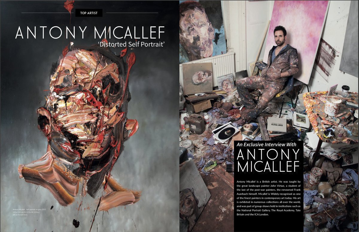 Buy your copy of the Art Market Magazine to see @antonymicallef's 8 page write up. The artist was also  included in their gold list edition of artists.