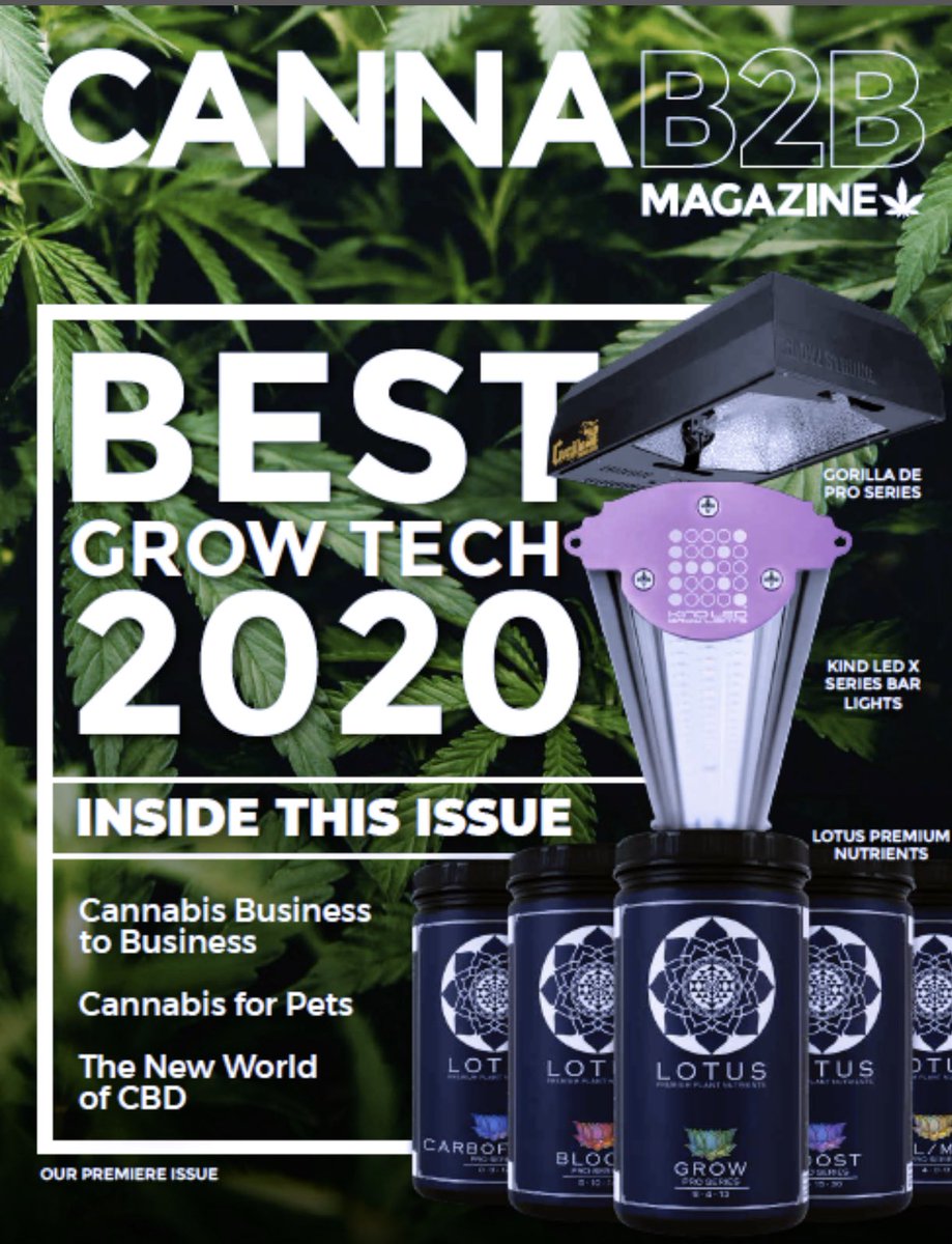 cannab2b's tweet photo. Premiere issue now available please visit https://t.co/aHQusUj7tK #cannab2bmagazine #mjbizcon #mjbizcon2019 #CannabisCommunity #b2b #cannabisbusiness https://t.co/yPWkO3Yboq