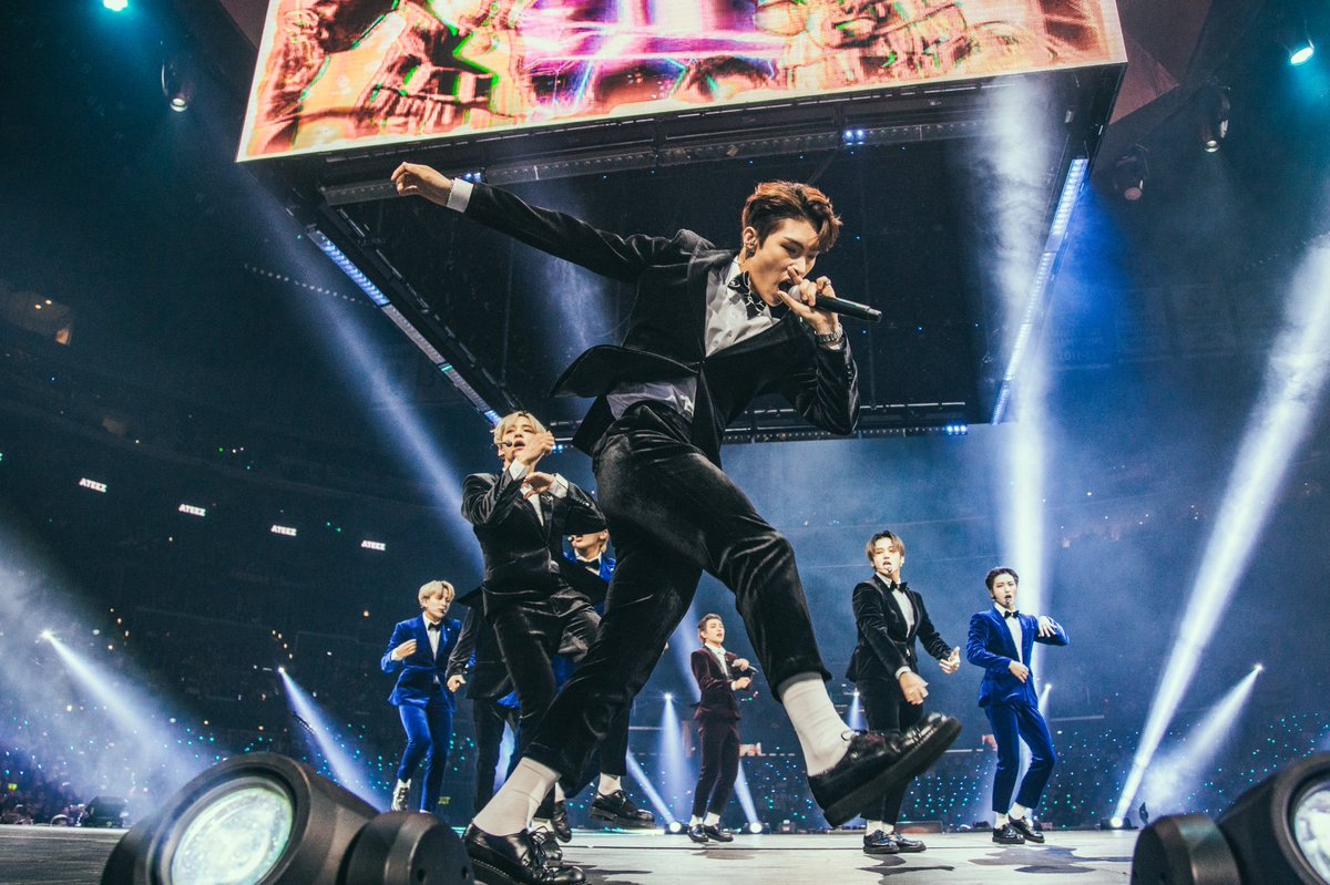 kindyunho's tweet photo. ⛧┊ ❛ Ateez are demon on stage... ❜ 
            a necessary thread↰ 

─── discretion is recommended https://t.co/uRUJnPOX4q
