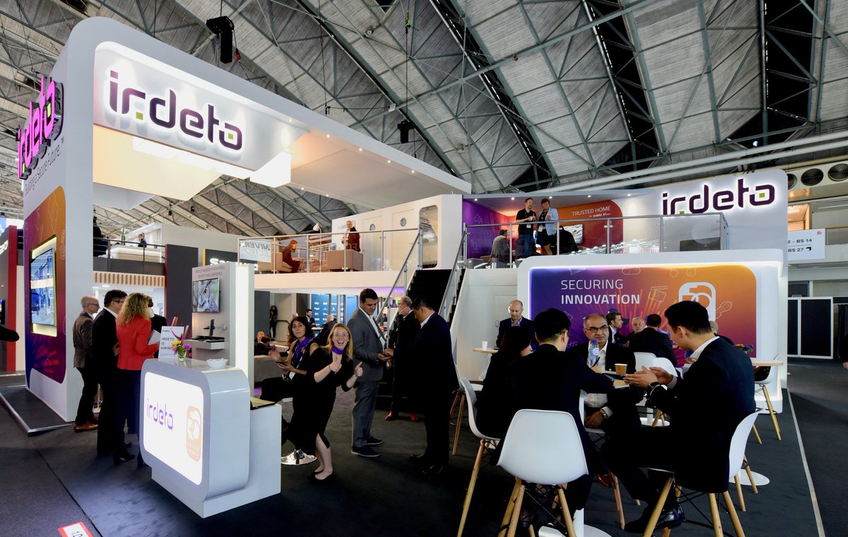 PresentationsIL's tweet photo. @Irdeto at @IBCShow 2019.

#ibc2019 #irdeto #amsterdam #raiamsterdam #pil #presentationsinternational #exhibition #exhibitiondesign #exhibitionstand #exhibitionstall #designer #exhibitiondesigner #projectmanagement #architecture #temporarystructures @RAI_Amsterdam https://t.co/WjTJJIdNEi
