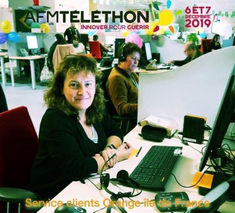 #Telethon2019 participation active et engagée du #SCOIDF #DOIDF #Orange  pour prendre les promesses de dons. #3637 #92007
