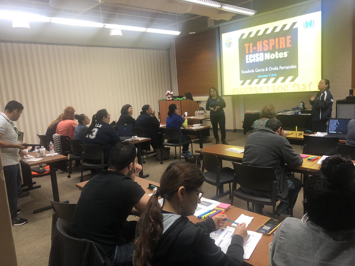 hugolealmath's tweet photo. ECISD TiNspre Notes Training this morning! @Edinburgcisd #math #calculator #teammath #ConnectWithECISD https://t.co/DhaY2WP49p