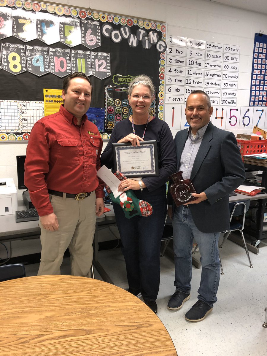 This morning we were proud to present Miss Carrie with Appalachian Pest Control’s Villager of the Month for December. Miss Carrie was nominated by her peers and parents for the exceptional work she does for the children at VOBE. We love you Miss Carrie!