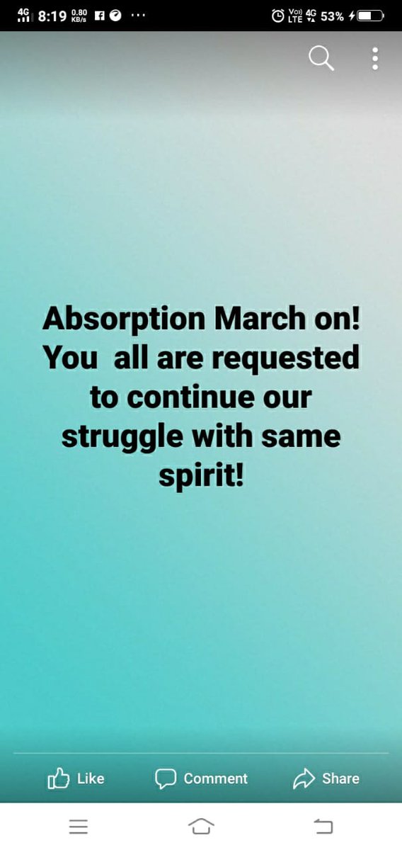 Ruchika25493715's tweet image. #PMO #OneTimeRegulationForAbsorption #onetimeregulation4AbsorptionofDUADHOC #RajnathSingh #Rnnishank  
NDTV 
AAJTAK
ABP