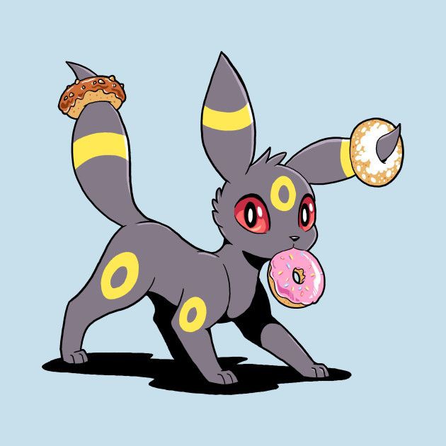 PushPullMaster's tweet image. "Donuts are delicious anyone else agree " 

Umbra asks with three donuts one in his mouth ,one on his ear and the third on his tail *