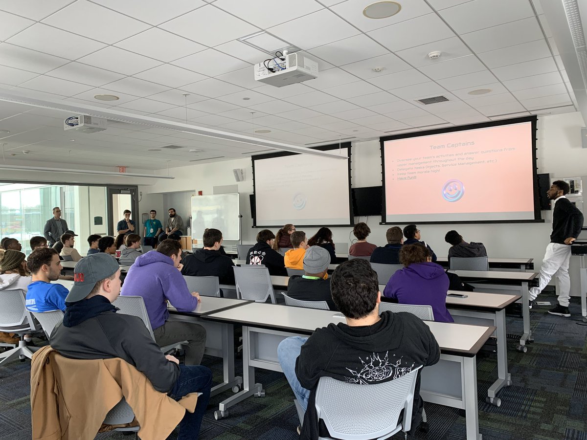 ualbanyCDO's tweet photo. Great Dane Defense Competition Opening Ceremony. Looks like the teams are ready. Good luck Blue teams!! https://t.co/whOpcF1gGu