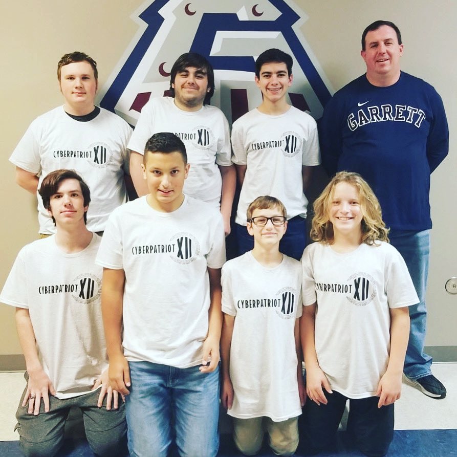 GHSBill's tweet photo. Last night the @GKBDistrict @CyberPatriot teams competed in the State Round of #CPXII. Thank you to all who provided support throughout the season including GKB administration, staff, students and @GHSRailwayCafe. Special thanks to our sponsor @AirForceAssoc Chapter 143. https://t.co/Wd5ob0EcHK