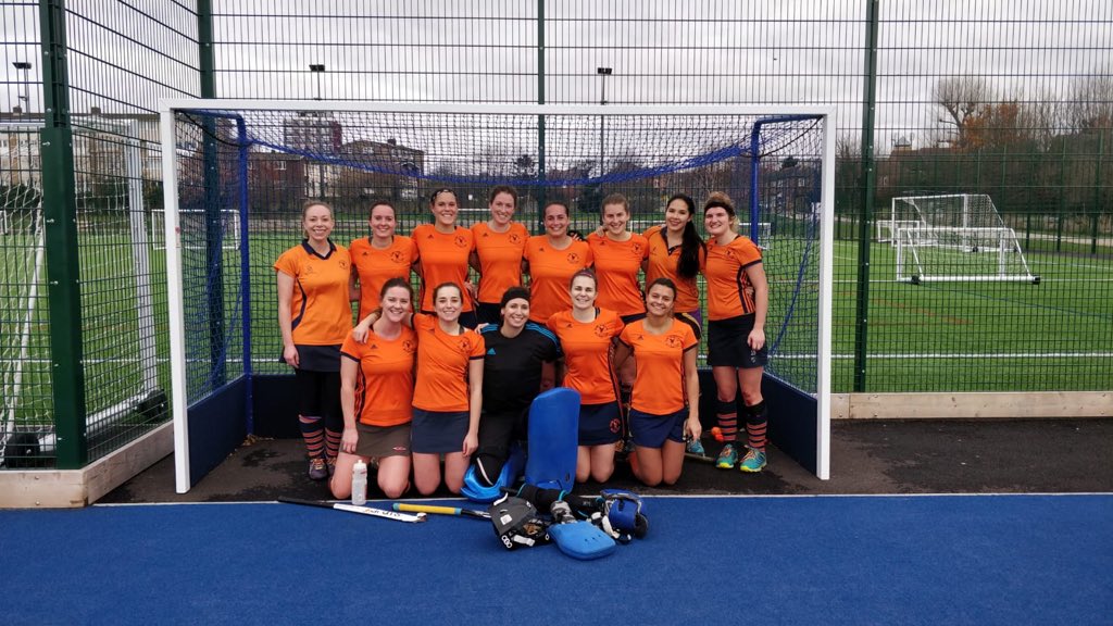 EastLondonHC's tweet photo. Ladies 3s showing their support for #RainbowLacesDay  helping make sure homophobia, biphobia and transphobia in sport are a thing of the past. They also did a 3 - 2 win over @UCLHockeyClub #loveislove https://t.co/RRhItorLm7