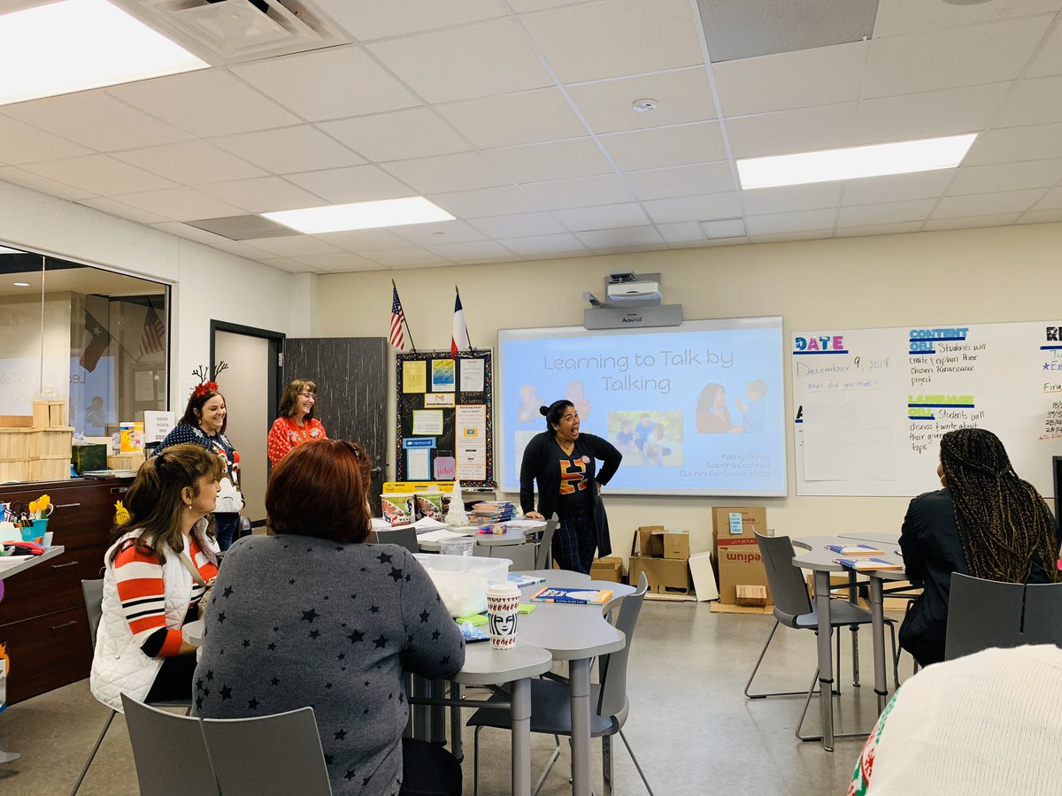 anitaperezABC's tweet photo. Ready for our first session “Learning to Talk by Talking” #LightitupGL @GarciaLeza_AISD @PattyWillis1 @SarahSutter8 @shinebrightPat @ceaitalia @sweetsouthertea #LifeLongLearner #LearningMood https://t.co/PWlCpOz8tA
