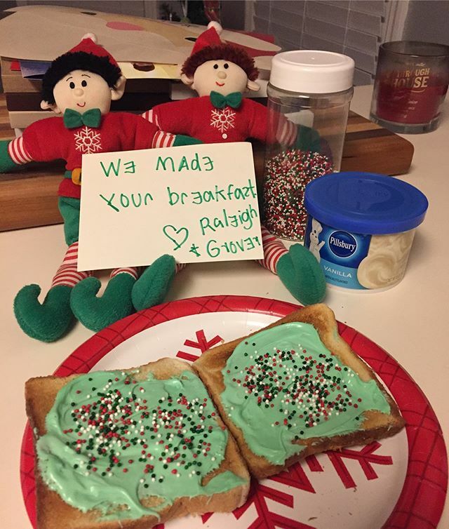 ADisneyMom's tweet photo. Breakfast is served??? #raleighandgrover #elfmagic #elfcapades https://t.co/Xnpx6RThQW https://t.co/aqDXT1ZGLd