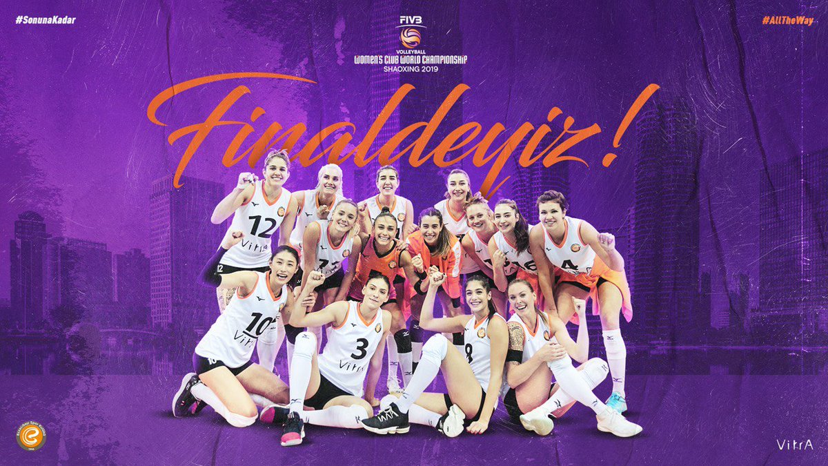 𝐅 𝐢 𝐧 𝐚 𝐥 𝐝 𝐞 𝐲 𝐢 𝐳 !

#SonunaKadar
#AllTheWay
#FIVBClubWorldChamps