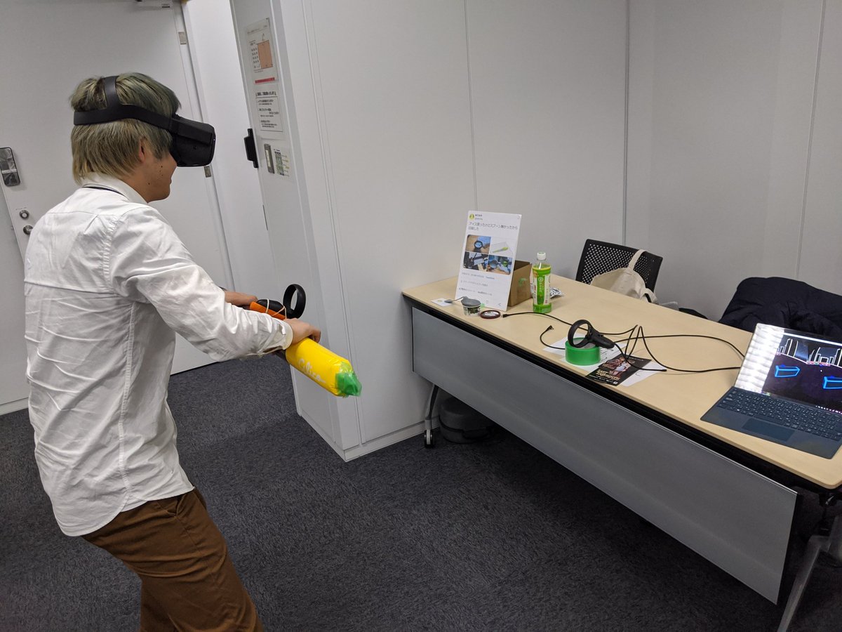 takex5g's tweet image. 体験して頂いてるゆーとさん
#xRtech