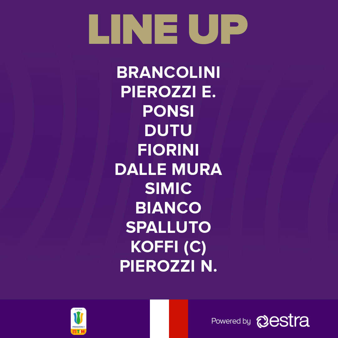 acffiorentina's tweet photo. ⚽️ #SassuoloFiorentina 17.00
👥 L' #11Viola in campo
📺 Sportitalia e https://t.co/rI7eUxsbJG
#PrimaveraTim
#ForzaViola https://t.co/iUNP33DrFN