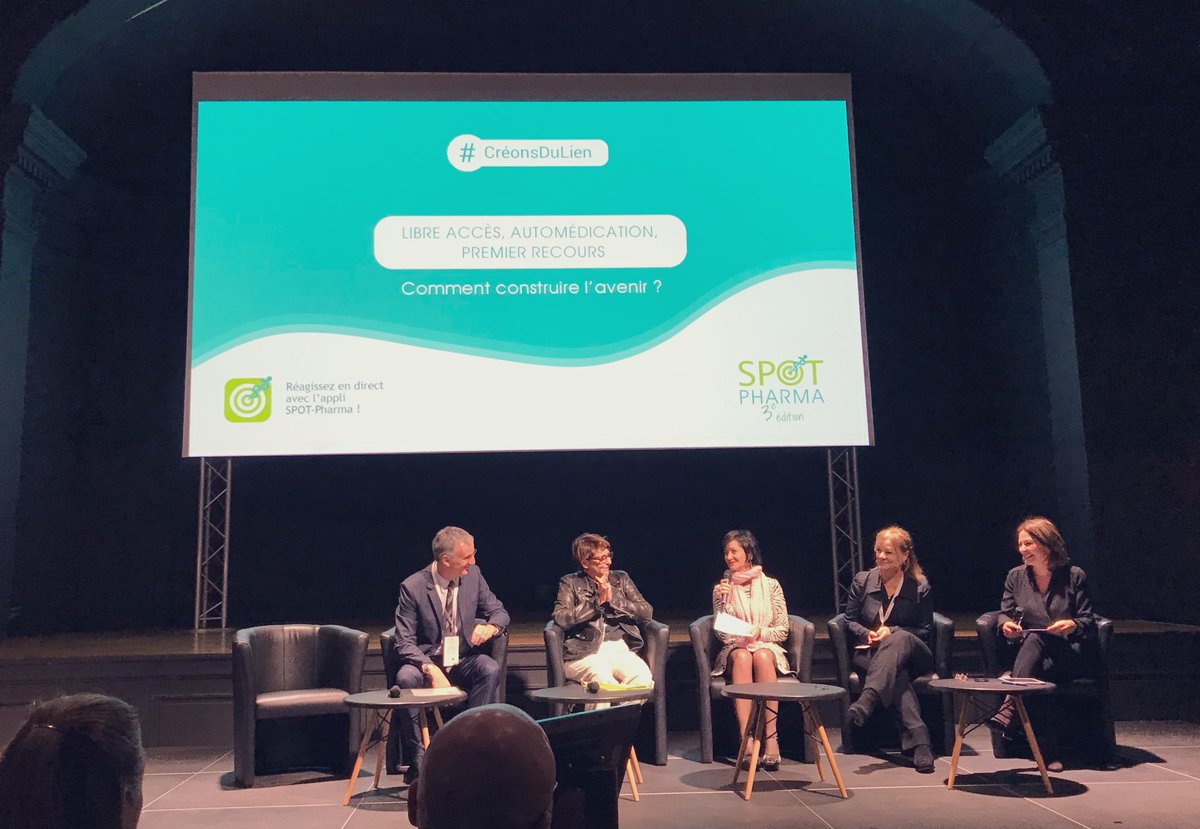 Lea_DeGunten's tweet image. Congrès @SpotPharma | #Automédication et libre accès avec :
🔸 @CarineWolfThal, présidente @Ordre_Pharma
🔸 C. De La Fouchardière, président @afipa
🔸 B. Clairaz-Mahiou, co-présidente @sfspo_fr
🔸 C. Lefournier, HPI-Totum
🔸 F. Alliot-Launois, VP @asso_aflar