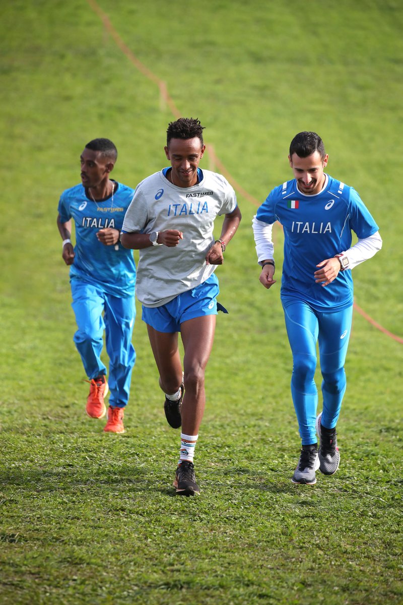 atleticaitalia's tweet photo. #atletica Domani a Lisbona gli Europei di cross, Yeman Crippa ci prova: "Percorso duro, voglio stare tra i big". Le voci degli azzurri più attesi e tutte le #FOTO della mattinata 🇮🇹 @PhotoColombo 

🔴 STREAMING su RaiSport Web dalle 11

LEGGI ▶️https://t.co/pJbKbP4rjL https://t.co/sECngMgzPa