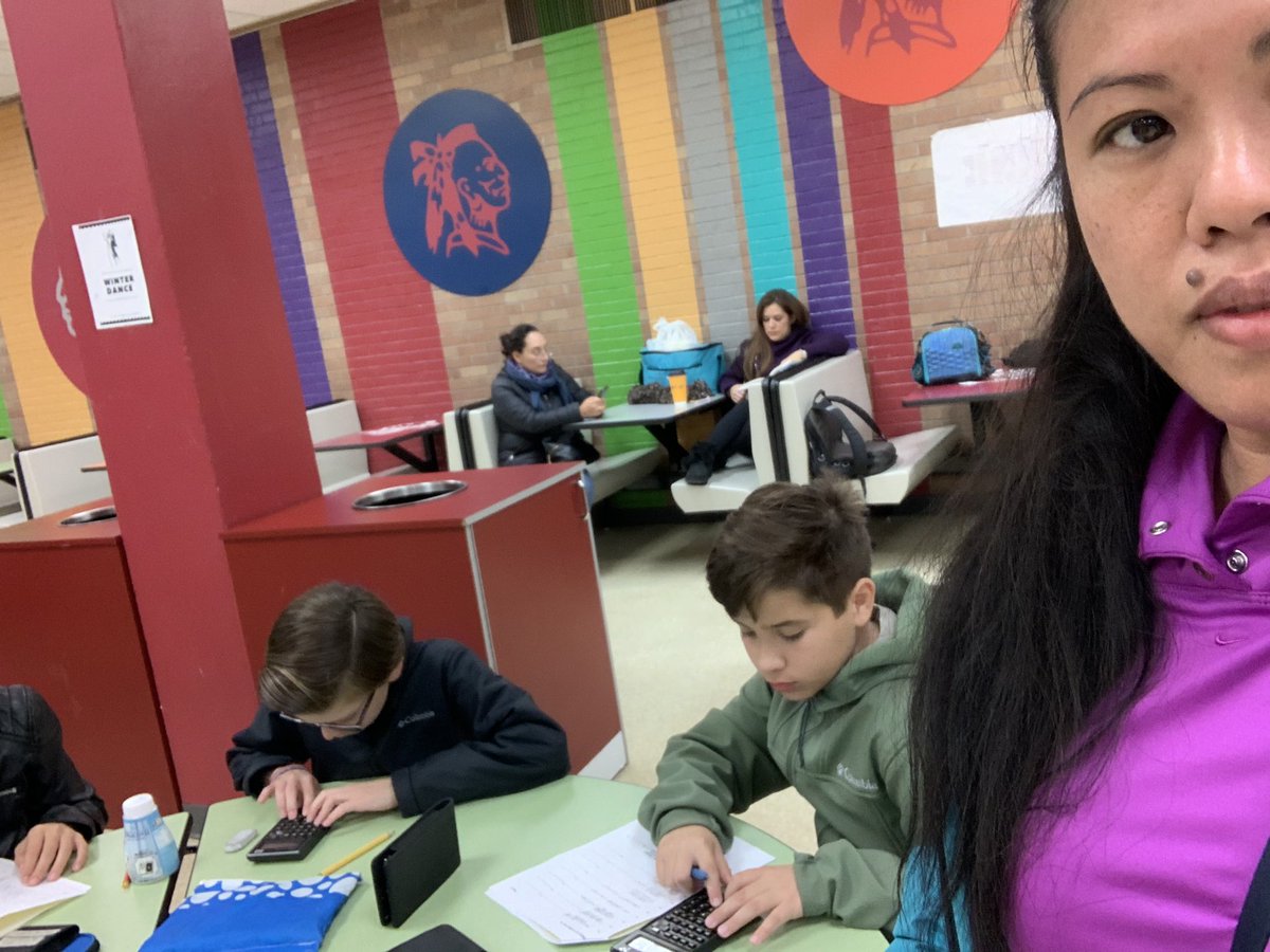 fanchen2007's tweet photo. I am taking #EPCDS middle school math team to attend #TMSCA local math meet. The kids are warming up before the competition. https://t.co/carGouUtIe