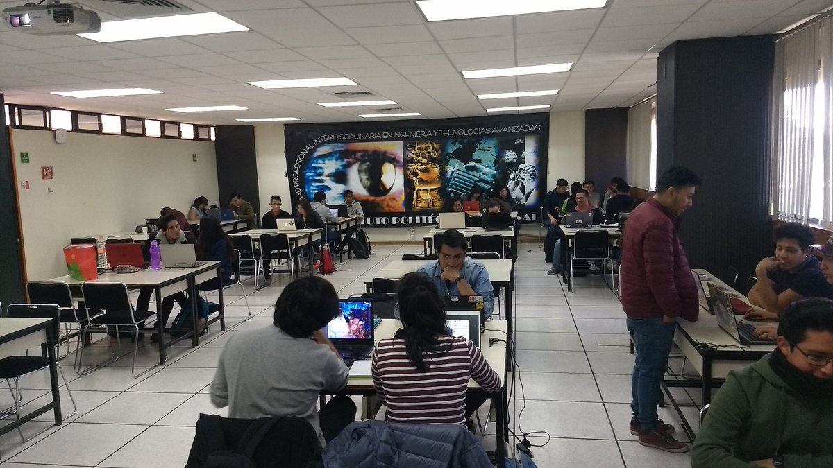polihacks's tweet photo. Ready, set, go! #LocalHackDay BUILD @Upiita_Ipn in Mexico City! https://t.co/NAzE03WtMy