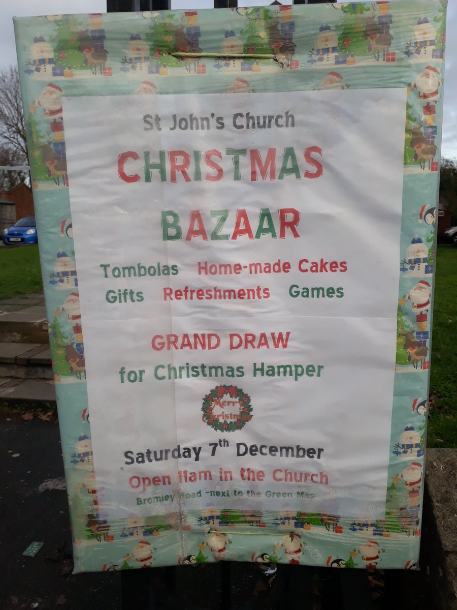 Always love seeing the reindeer @phoenixtogether Christmas Community Links today @greenmanhub and also popped into @StJohnsCatford next door who had their Christmas Bazaar on #tistheseasontobejolly