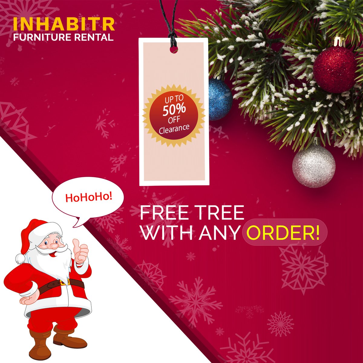_inhabitr_'s tweet image. FREE TREE with any order! Now through 12/23/2019. 
Inhabitr elves are packing their sleighs with 4’5” Christmas trees with all the trimmings to deliver with every December order. Twinkle twinkle and HoHoHo! ($99 value)
ow.ly/JdzU50xujcy
