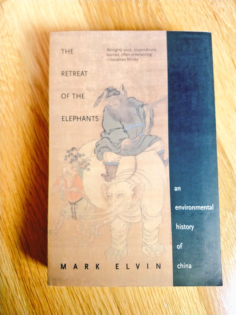84. The elephants retreated from NorthEast to SouthWest of China, in the opposite direction that "development" spread. A work which tells us history of deforestation, erosion, & irrigation is indistinguishable from the history of how cultures congeal & arrive into the present.