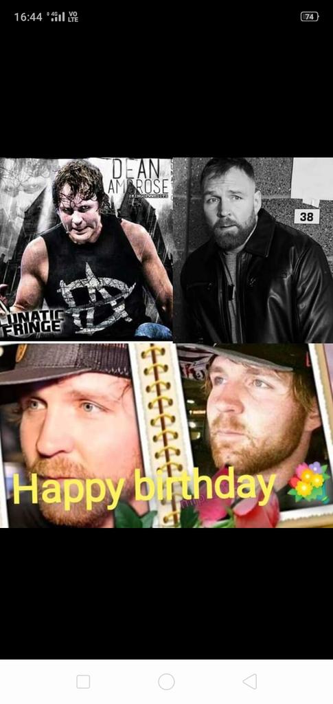 Happy birthday Dean Ambrose 