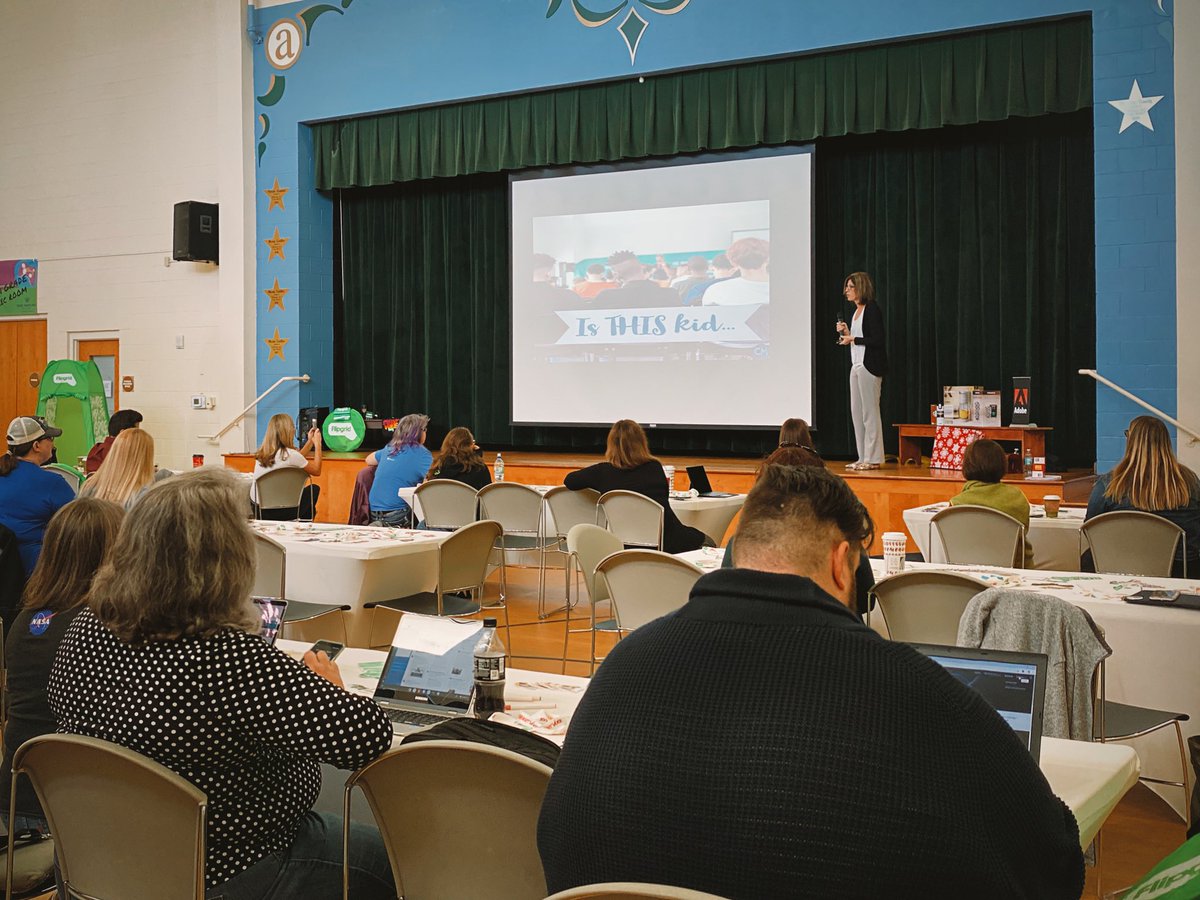themerrillsedu's tweet photo. How are you helping “THAT” kid?
Awesome kick off to the #StudentVoiceSummit with @CrisMagaletti! https://t.co/ai7lRBbKDP