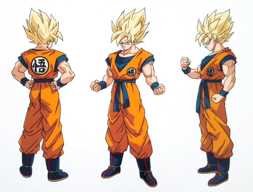 dessin dragon ball z: goku