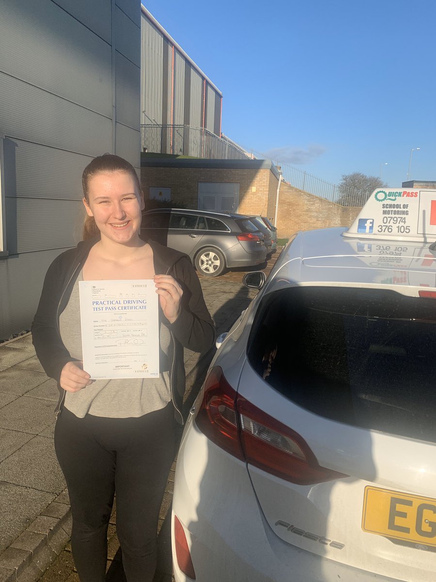 quickpass2010's tweet image. 2nd PASS of the week,this time for Steph PASSING at South Shields with only 6 minor marks,excellent driving Steph well done!
