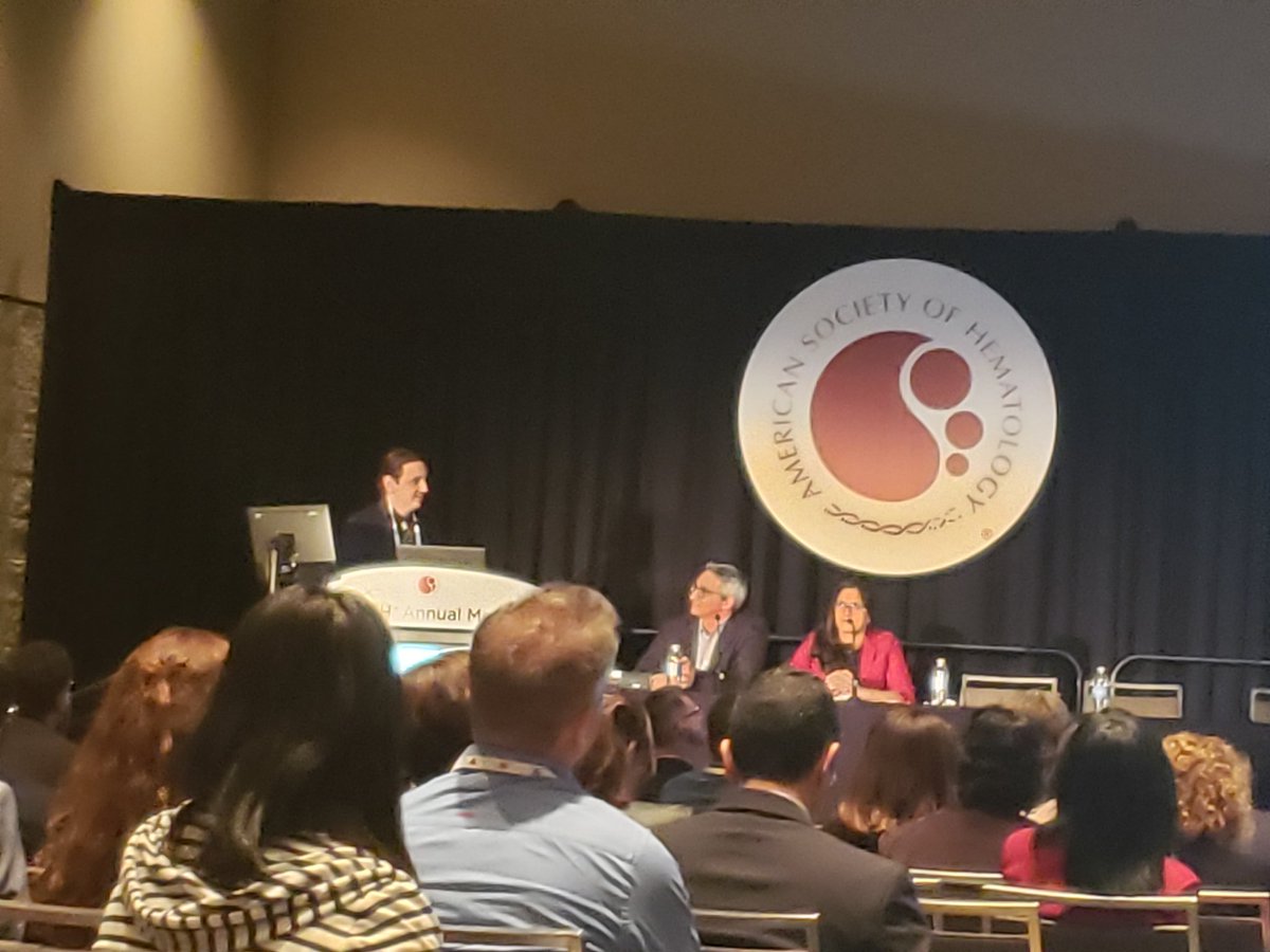 So proud of my fellow, Dino Halkidis MD! Rocking his oral presentation at ASH. #ASH19,#UABHemeOnc