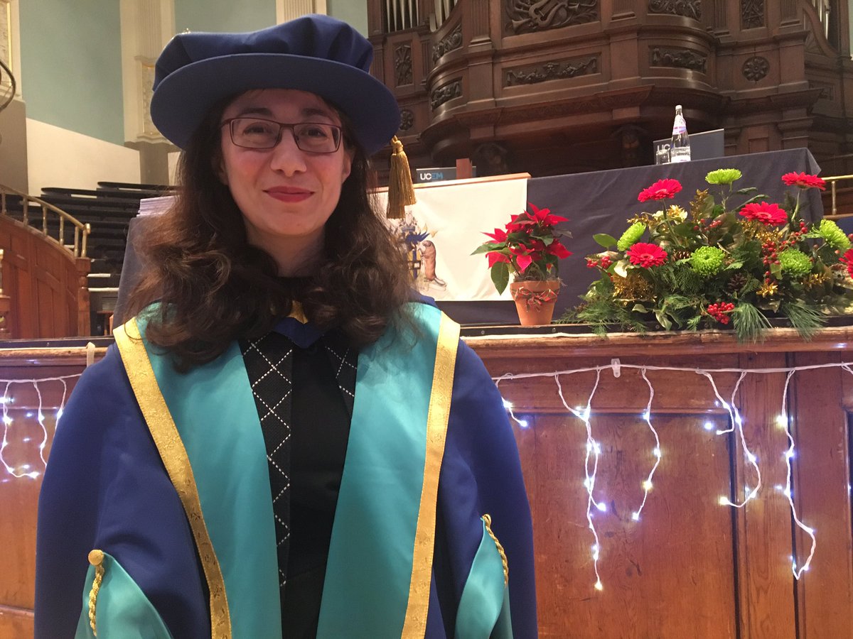 amanda_clack's tweet photo. Huge congratulations to Doctor Sherin Aminossehe @ArchiDame awarded the 1st ever Honorary Doctorate from #UCEM #UCEM100 https://t.co/QEe9MDf96t