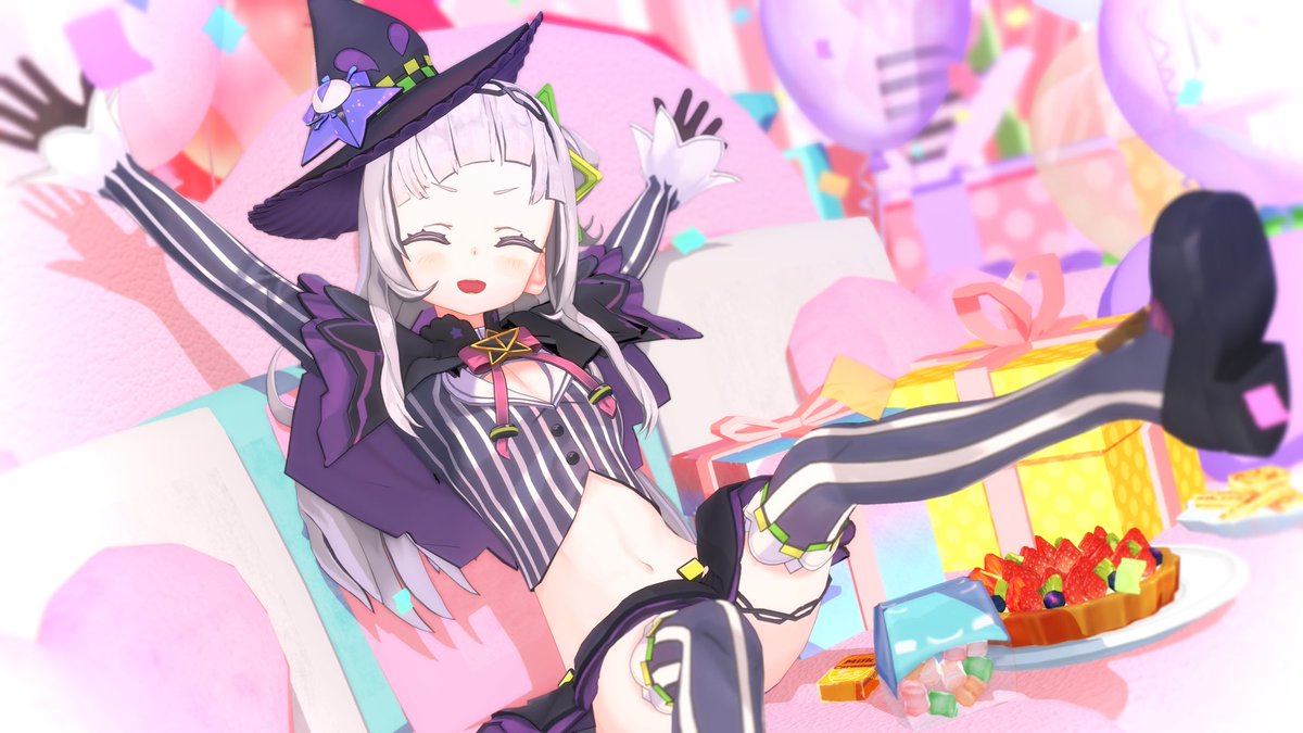 紫咲シオン ホロライブ Happy Birthday 12月8日 今日でみんなと迎える2回目の誕生日です みんなと過ごす時間はほんとに幸せな時間 いつもありがとう これからもずっとよろしくね T Co M5e4bszwpj Twitter