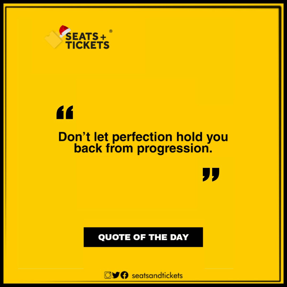 seatsandtickets's tweet photo. #Quoteoftheday: Someone needs to see this. #seatsandtickets #quotes https://t.co/abBiI05R0I