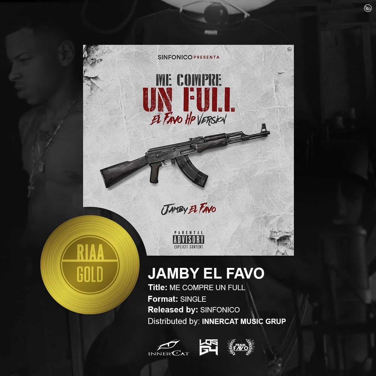 TeamFavo's tweet photo. Primer Disco de ORO π "gracias a los que apoyan siempre π₯ππ»π―" #MeCompreUnFull @jambyelfavo @NengoFlow @sinfonicoooo https://t.co/Kmj4XdKsg1