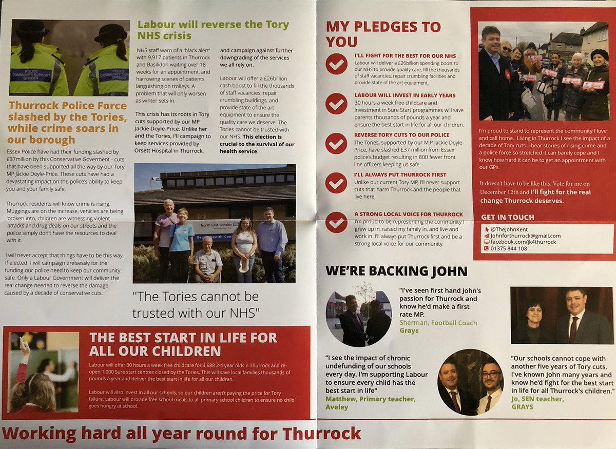 MartinKerin's tweet photo. Great to be out in #Grays #Thurrock for @TheJohnKent We need a @UKLabour government and a @thurrocklabour MP #ForRealChange #ForTheMany #GeneralElection19 https://t.co/2x97Y7tGmD