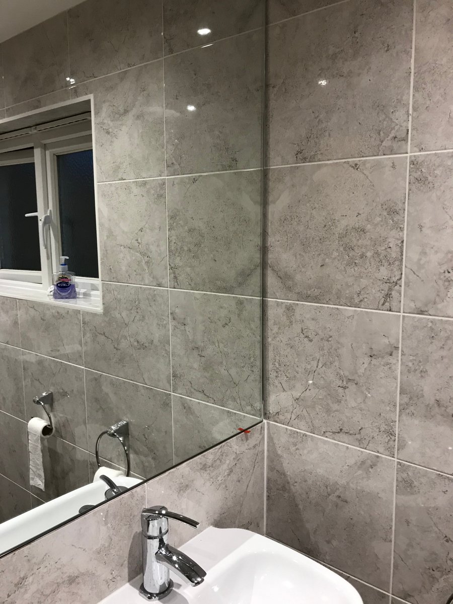 #bespokemirrors  - supplied and fitted.  Add light and reflection to your space!