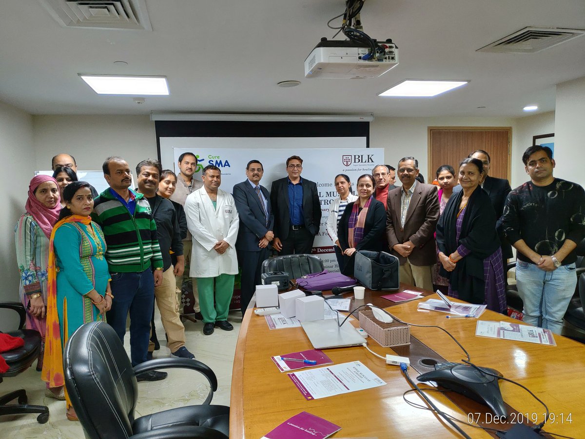 @curesmaindia and @BLK_Hospital 'Centre for Child Health' organised Multidisciplinary Awareness Session for SMA COMMUNITY OF DELHI NCR. Sincere thanks to all doctors and parents for making this event successful and interactive.
Date: 7th Dec'19.
#FightAgainstSMA
#AwarenessIsCure