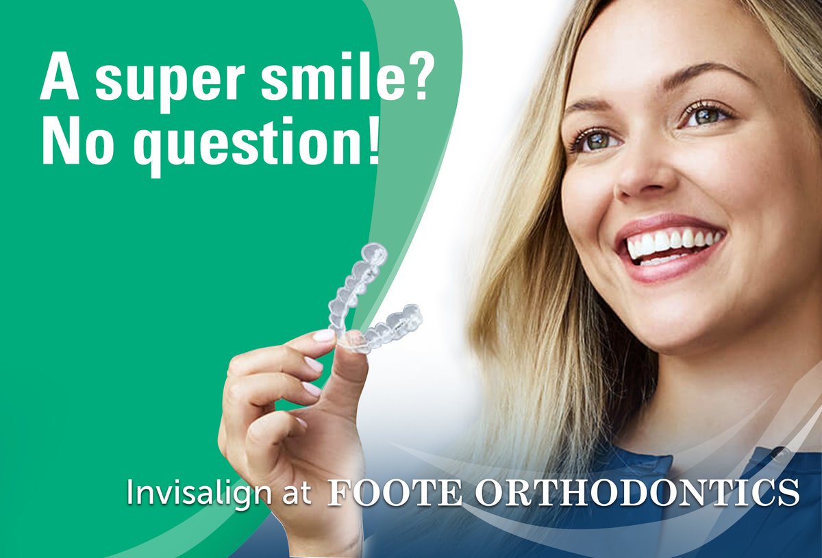 FooteOrtho's tweet photo. Invisalign clear aligners fit your life — they don't interrupt it.

Learn more | https://t.co/07J4rMLy25 https://t.co/kpYi5ANesn
